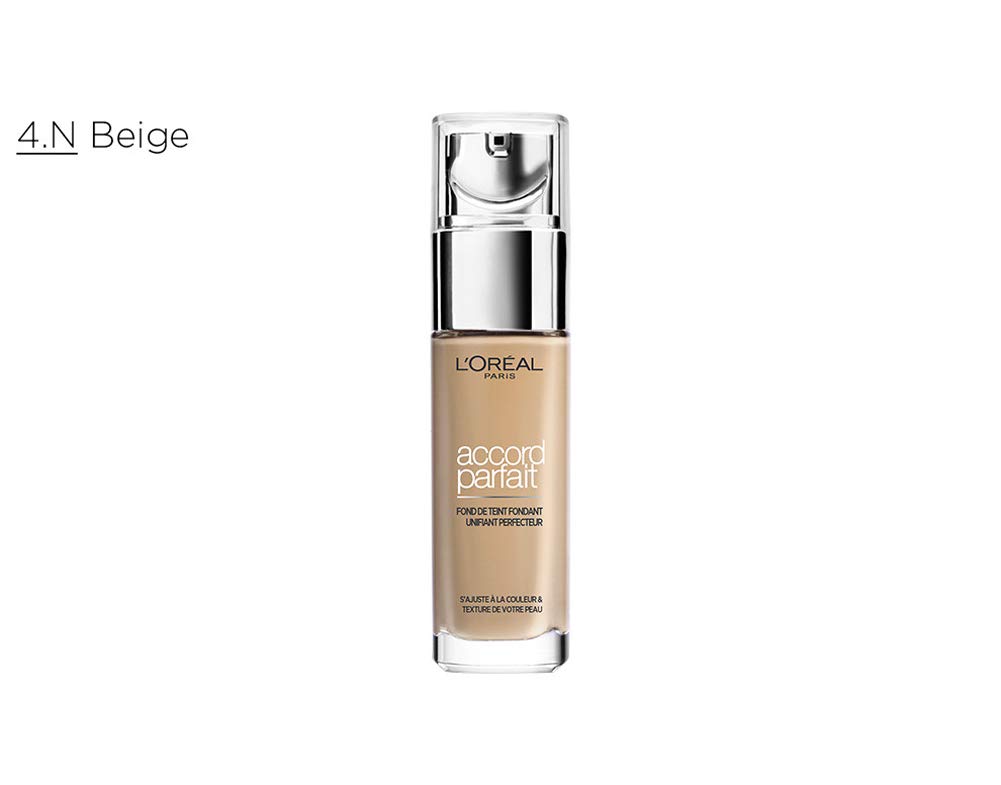 L 'Oréal Paris True Match Foundation - Designer Liquid Foundation Make Up, 4.N Beige Neutre, 0.38 ml (Pack of 80)