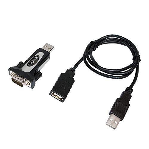 LogiLink AU-0034 USB 2.0 A Male to Serial Adaptor FTDI Chip, schwarz - Image 3