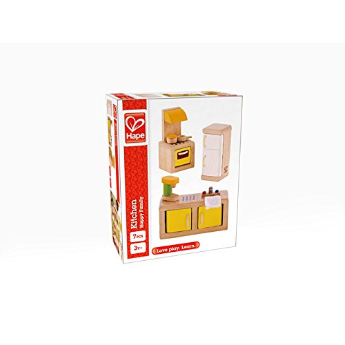 Hape E3453 Kitchen - Wooden Dolls House Accessories, Multicolor, 19.8 x 9.9 x 25.8 centimetres, ? - Image 2