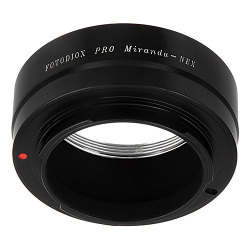 Fotodiox Pro Lens Mount Adapter Compatible with Miranda (MIR) Lenses to Sony E-Mount Cameras, Black - Image 3