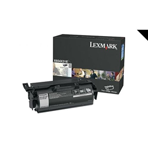 Lexmark - toner cartridge - extra high yield - 1 x black - 36000 pages - LRP X654X31E ( X654/6/8 series)