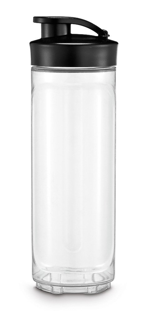WMF Bottle for Kult X Transparent/Black, 0.6 Litre, Schwarz, Transparent, 600 ml