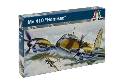 Italeri 1:72 - Me 410 Hornisse, Gray, green, 6,85 pollici