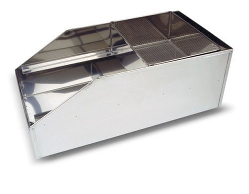Lacor-50438-ST.Steel Flour BIN MESH 18X37X26.5 CM, Silver, 18 x 37 x 26.5 cm