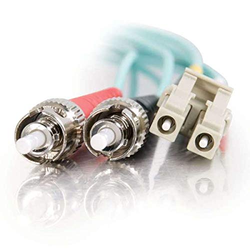 C2G 3m Fibre/Fiber Optic Cable for 10Gb Base-SR and 10GBase-LRM LC/ST 10Gb LSZH Duplex Multimode 50/125 Fibre - Image 3
