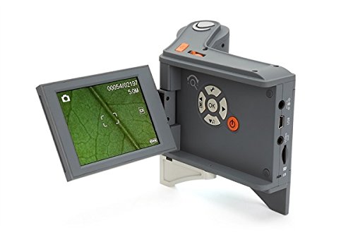 Celestron 44315 FlipView 5MP LCD Portable Microscope, 10x-120x Magnification, Grey, Multicolour - Image 4