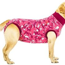 Suitical Recovery Suit Dog, Small, Pink Camouflage