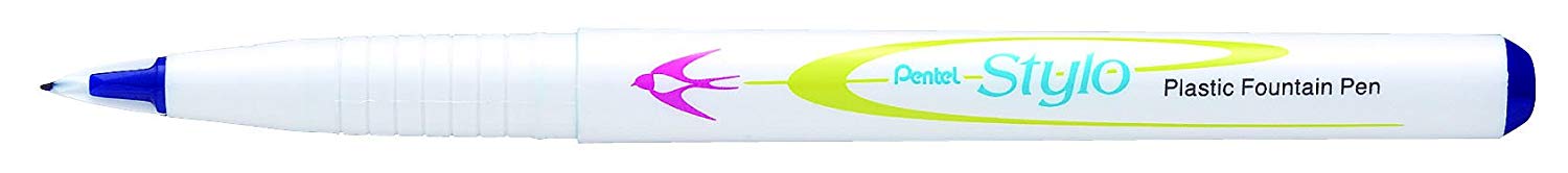 Pentel Stylo Fountain Pen - Blue (Pack of 12),JM11-CX, 1 count (Pack of 12)