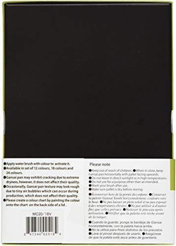 Zig Kuretake Gansai Tambi 18 Color Set, Transparent - Image 3