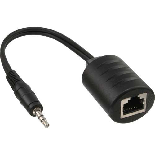 InLine 89002 Passive RJ45 Audio Adaptor (Pack of 2), 2x, black - Image 3