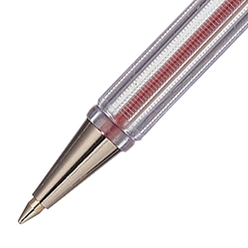 Pentel 0.7 mm Oil Based Ink Slim Barrel Superb Ballpoint Pen - Red (Pack of 12 Pens), 1 count (Pack of 12) - Image 4