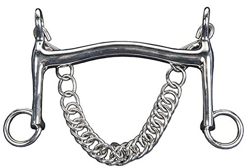 HKM 540617 Baby Double Bridle STAINLESS STEEL, 18 mm, The underside 7 cm, M, Farbe ist nicht relevant