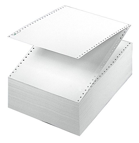 SIGEL 12237 Listing Paper, 12" x 240 mm, microperforated, 1-part, 70 gsm, blank, 2000 sheets, Colour White, a4 - Image 3