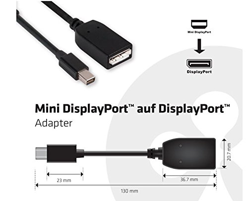 Club 3D Mini DisplayPort black Black, CAC-1110, 13 cm - Image 4