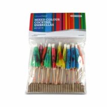 Cocktail Umbrellas - Set of 50 - multiple colors, Cocktail Accessoires