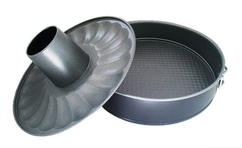 DE BUYER 4766.26 Collapsible Savarin/Manqué Cake Tin with Hinge - Coated Steel Height: 7cm. Diameter: 26cm