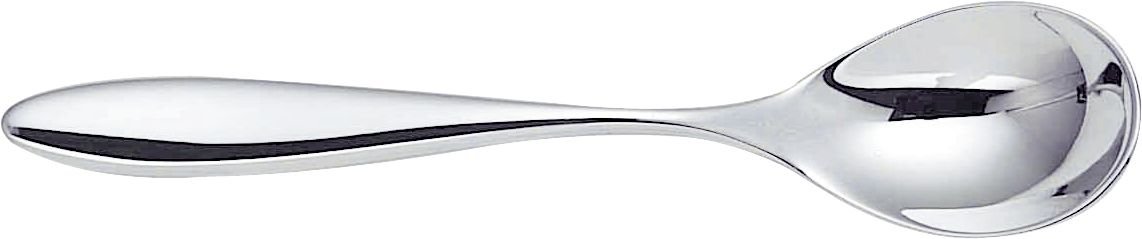 Alessi Mami Coffee Spoon, Set of 6 (SG38/8), Stainlesssteel, Pack of 6