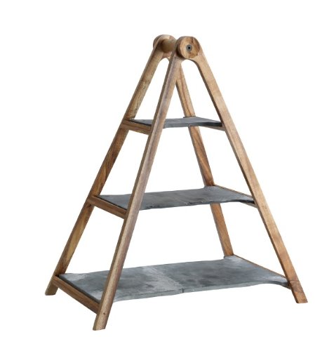 Villeroy & Boch - Artesano Original Etagere, Three-Tier Etagere Made of Natural Materials with Removable platters, Hand wash, 4 Part