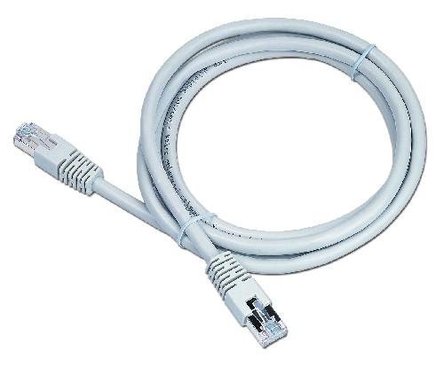 Cable Utp Cat6 Awg24 Stranded Foil Shielded Patch Cord With Moulded Strain Relief/ 5m Grey, silver