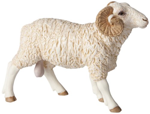 Papo FARMYARD FRIENDS Figurine, 51044 Boar, Multicolour, Papo 51129 Ram, Multicolour, 6.5 cm (Height), 9 cm (Length), 3.5 cm (Width)