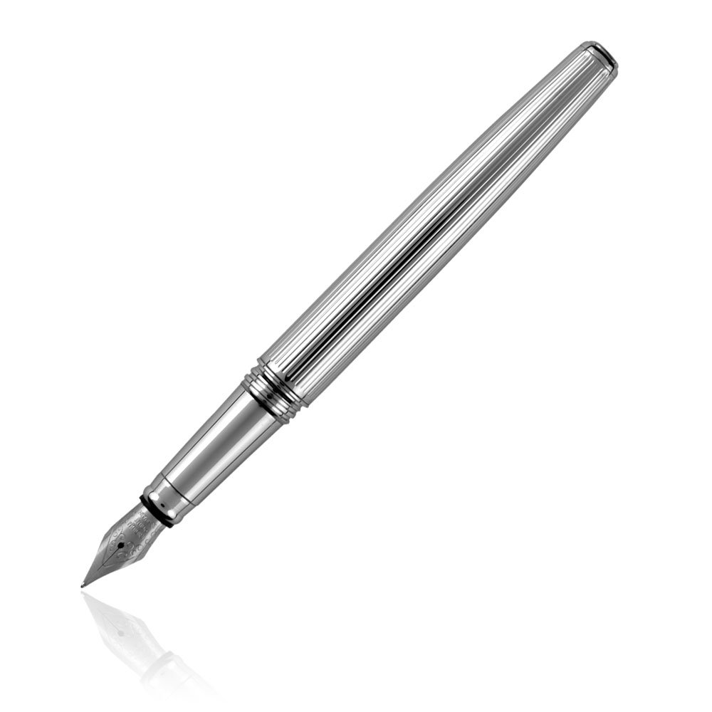 Pierre Cardin Set of Twist Ballpoint Pen and Fountain Pen Metal Ballpoint Pen with Fountain Pen Christoh Set KS FF - Image 3