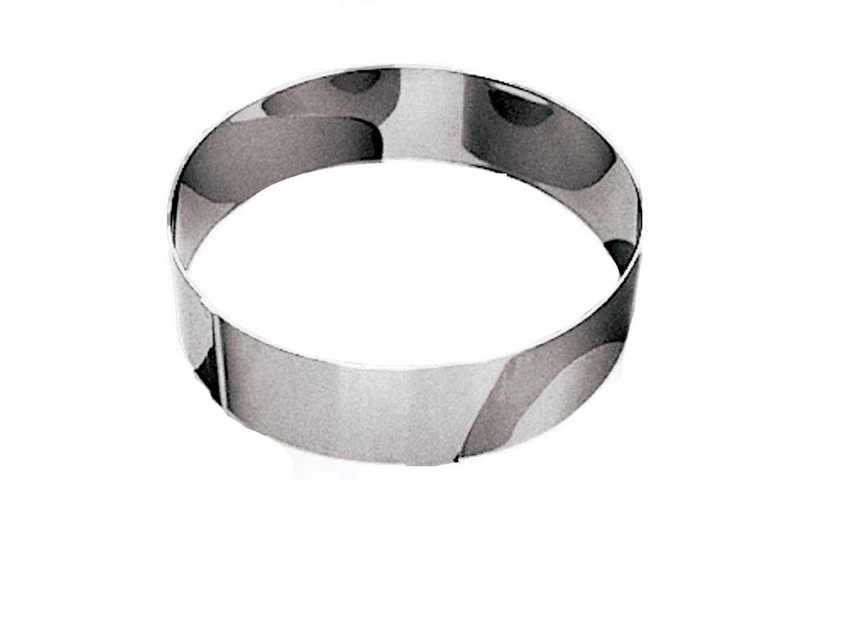 Gobel, Stainless Steel Pastry Ring diameter 26 cm, Stainless Steel Vacherin Ring, Height 6 cm, Quick and Perfect Release