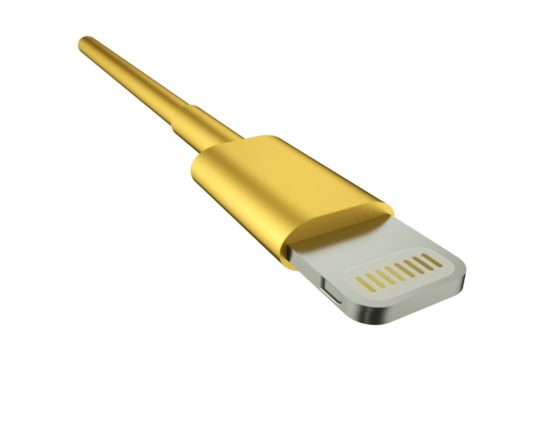 MOTA TAMO Forever MFI Apple Certified Cable 10ft Lightning Gold - Image 2