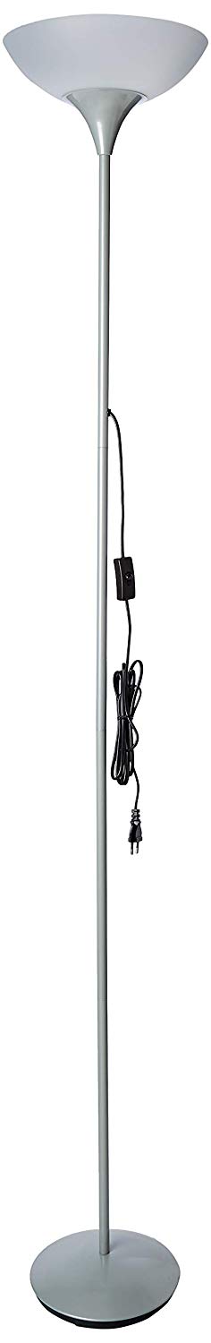 Reality Leuchten R 4302-87 Floodlight 1 x E27 Titanium Shade in White, 1 - Pack