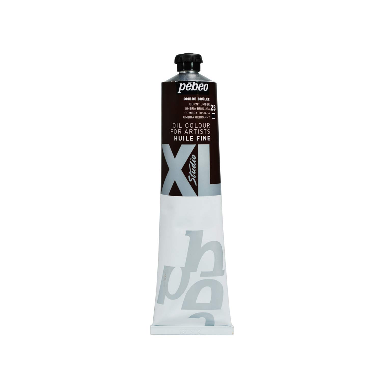 Pébéo - Fine Oil XL 200 ML - Brown Oil Paint - Pebeo Oil Paint - Burnt Umber 200 ml, 200 ml (Pack of 1)