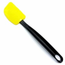 KUHN RIKON Scraper, Silicone, Black/Yellow