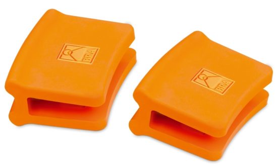 Braisogona 2 Pieces Medium Silicone Grips Blister, 24-32 cm, Orange
