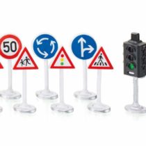 siku 5597, Traffic Light with Road Signs, Plastic, Multicolour, Versatile