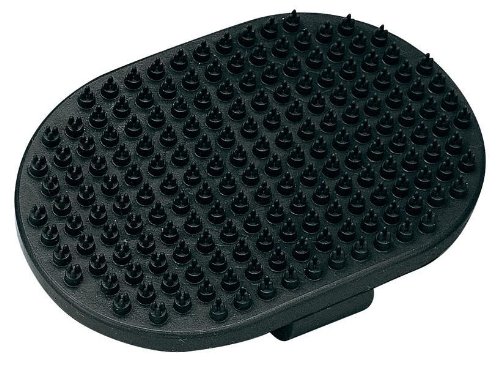 Ferplast Gro 5932 Dog Currycomb, 13.5 x 9 cm, Black