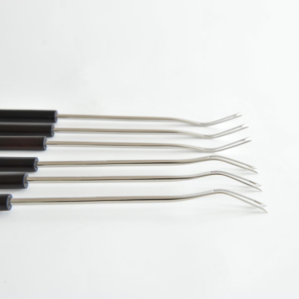 Alessi Mami Bourguignonne Forks, Set of 6 (SG57 B), Black - Image 4
