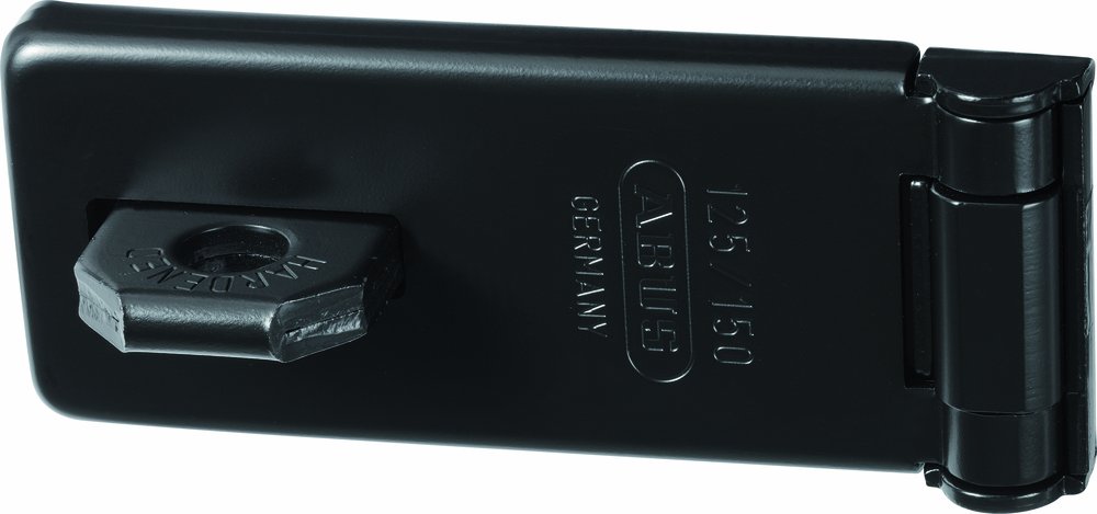 ABUS Hasp and staple 125/150, Device for padlocks, sturdy steel construction with hardened steel eyelet, high security - Image 2