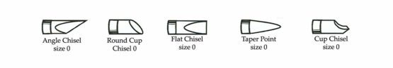 Colour Shaper Firm Grey Tip Painting Set - Wallet of 5 (Size 0) - Image 4