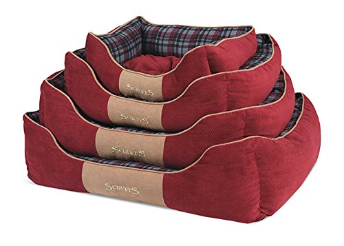 Scruffs Highland Box Bed (XL) Red, 90 x 70 x 19 cm (L x W x H) - Image 2