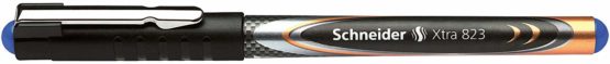 Schneider XTRA 823 Ink Roller Pen with Stainless Steel Conical Tip 0.3 mm Blue Pack of 10 - Image 2