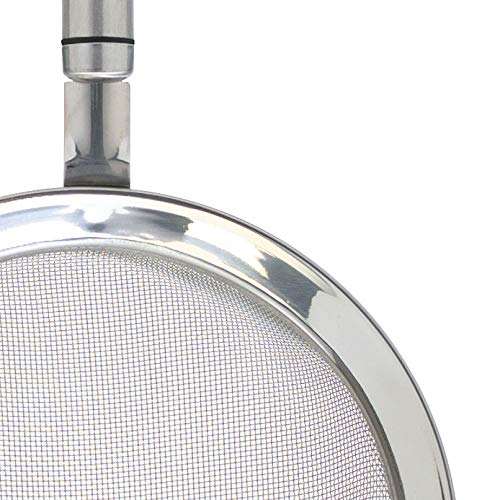 KitchenCraft Oval Handled Professional Stainless Steel Sieve, Fine Strainer for Sifting Flour Sugar, Sauces - Image 4