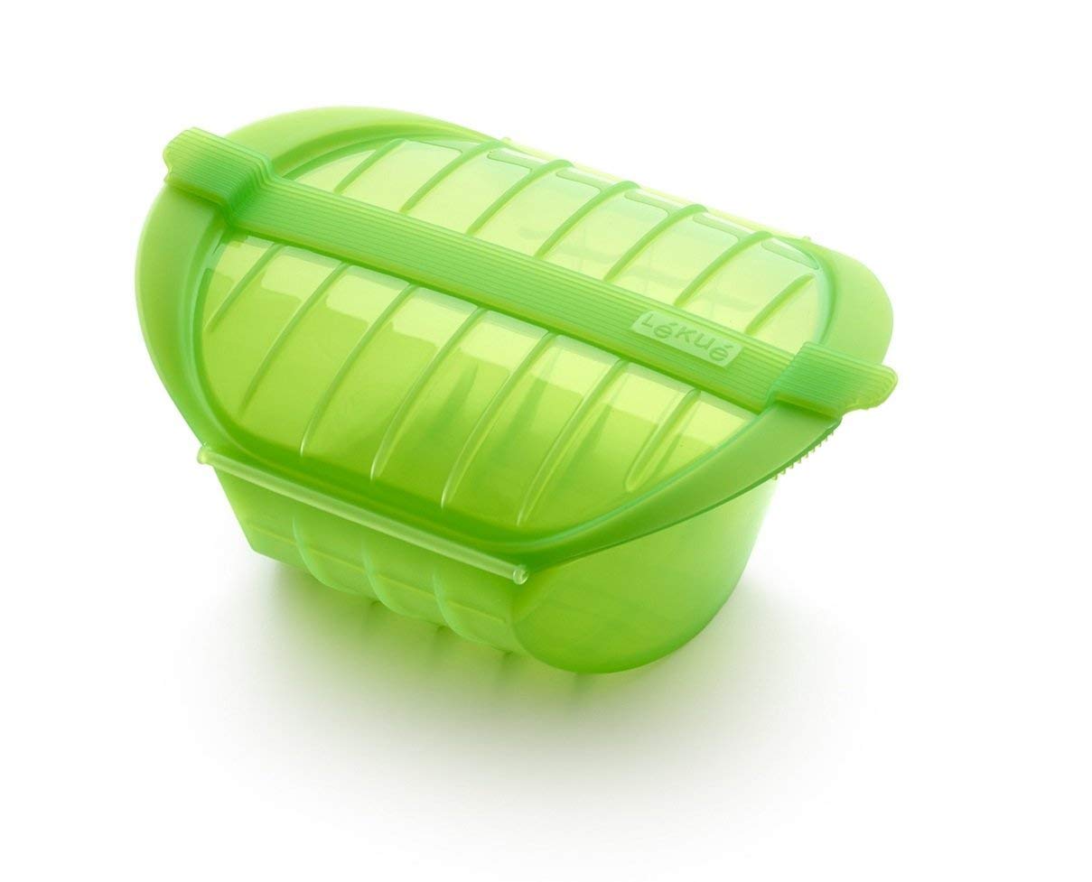 Lékué 650 ml Ogya Microwave Pot, Green, 0,5 liter