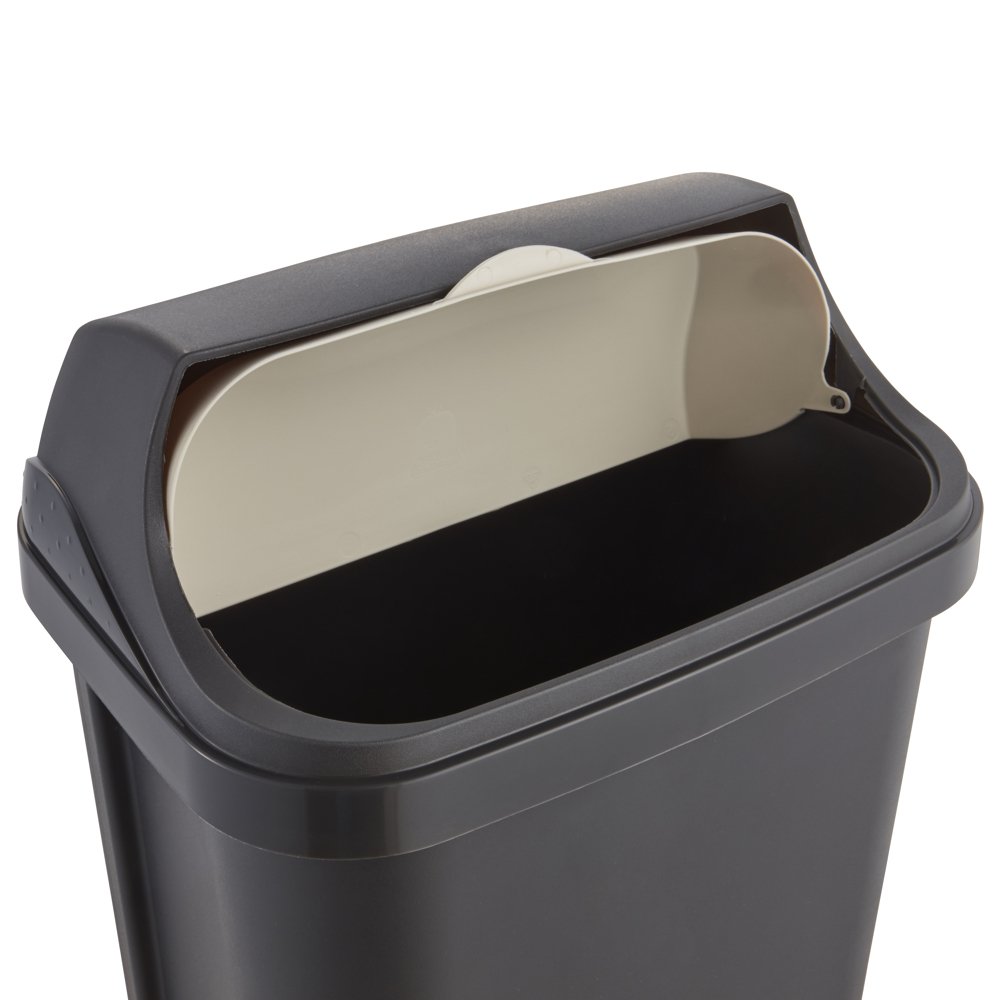 keeeper Waste Bin with Roll-Top Lid, 25 Litre, Rasmus, Graphite Grey - Image 4