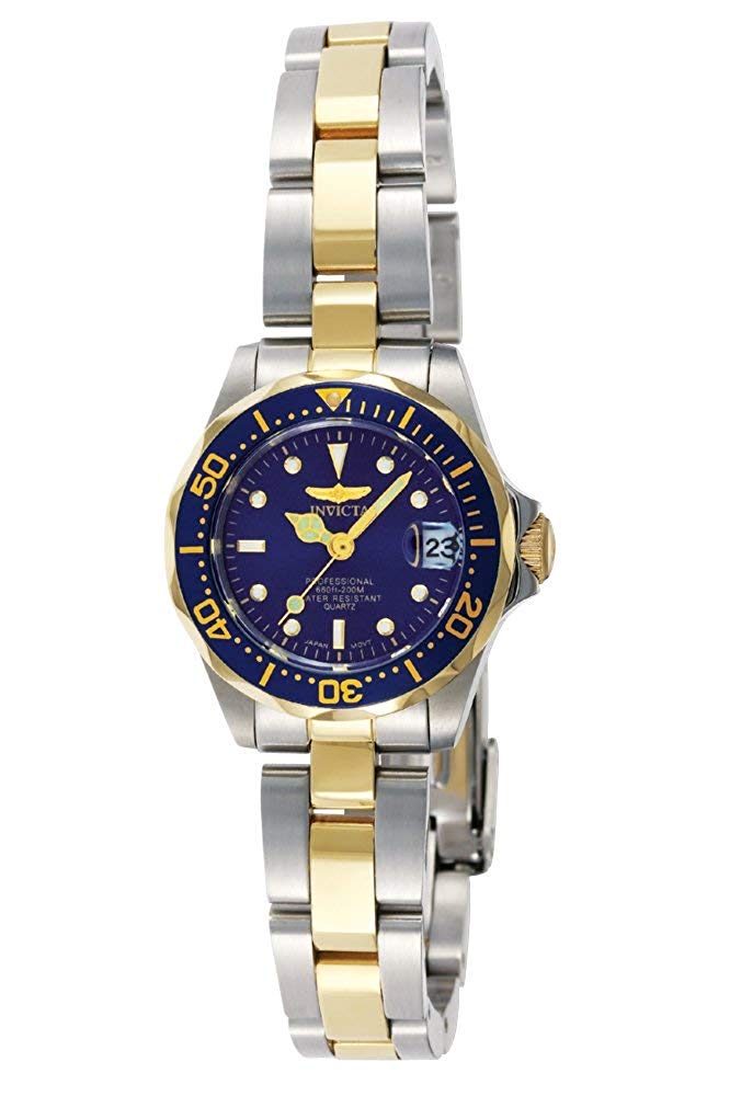 Invicta Pro Diver 8942 Women's Watch - Waterproof - Analogue - Quartz Movement, 24.5mm, Two-tone