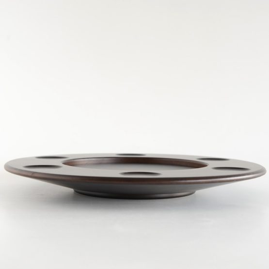 Alessi SG61 B Turn Mami Wooden Turn Tray Fondue, Wood - Image 4