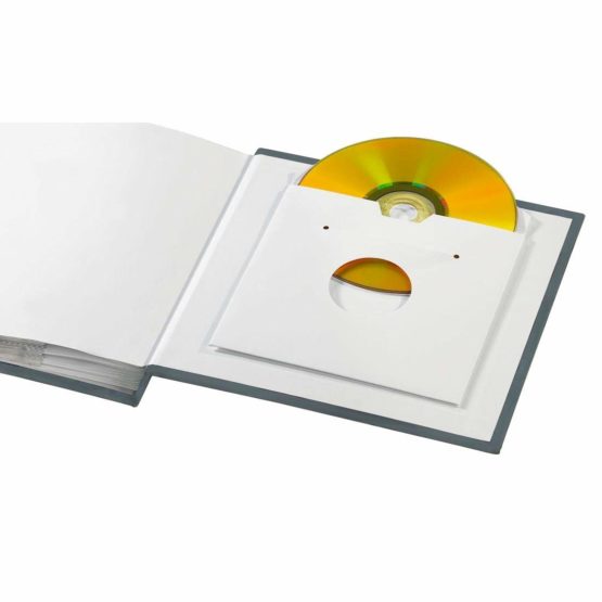 Hama Fine Art Scrap Book Album 10 x 15 cm | Maximum Photo Capacity 160 | 80 Pages | Grey, 22 x 22 x 4 cm - Image 4