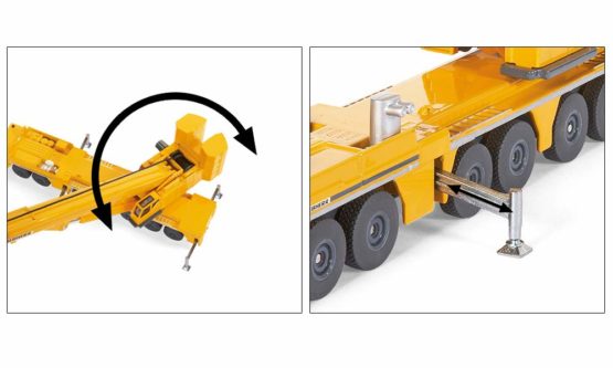 siku 1886 Super Liebherr Mobile Crane, Yellow - Image 3