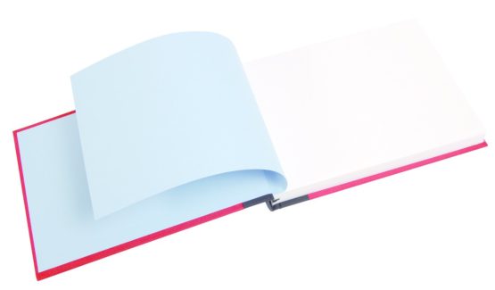 Clairefontaine Canvas Cover Album, A5, 180 g, 60 Pages - Red Cover - Image 4