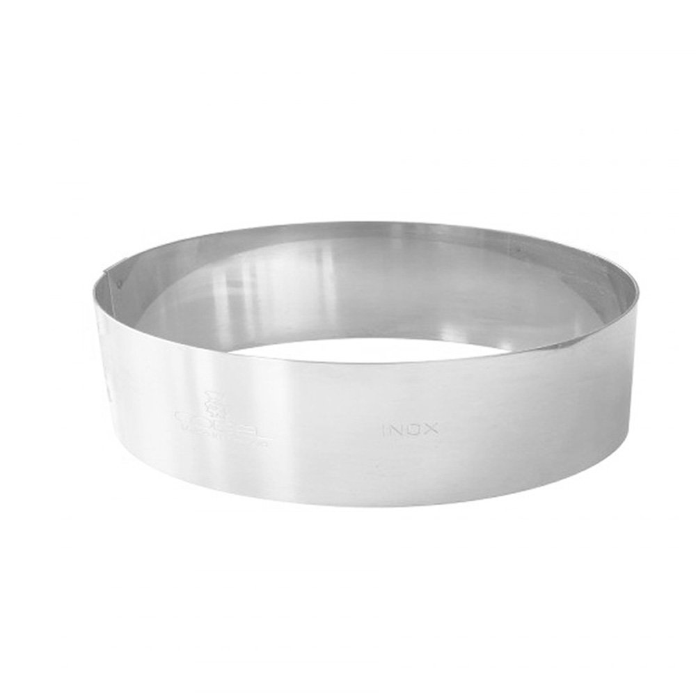 Gobel 865092 Mousse Ring Stainless Steel, Silver, 28,5 x 28,5 x 4,5 cm