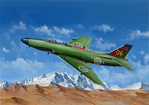 Hobbyboss 81752 "SAAB J-32B/E Lansen Plastic Model Kit, 1:48 Scale, Multicoloured - Image 2