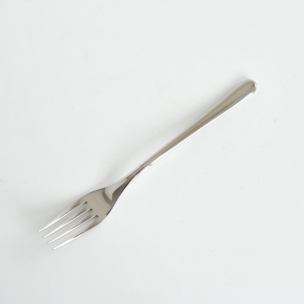 Alessi Caccia Table Fork 4 Prongs, Set of 6 (LCD01/2R4), Silver, L 19,8cm - Image 2
