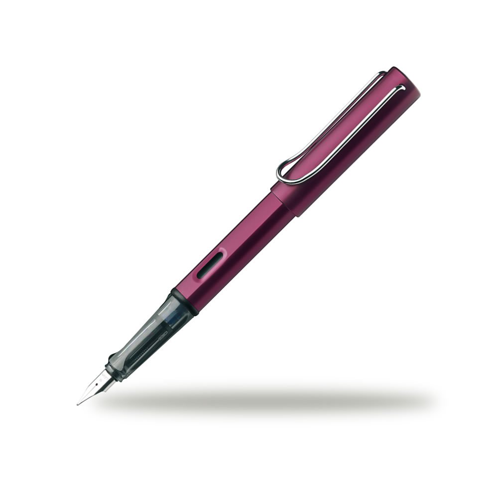 LAMY AL-star black purple, Fountain Pen with ergonomic grip & polished Left-Handed steel nib (LH) in size M
